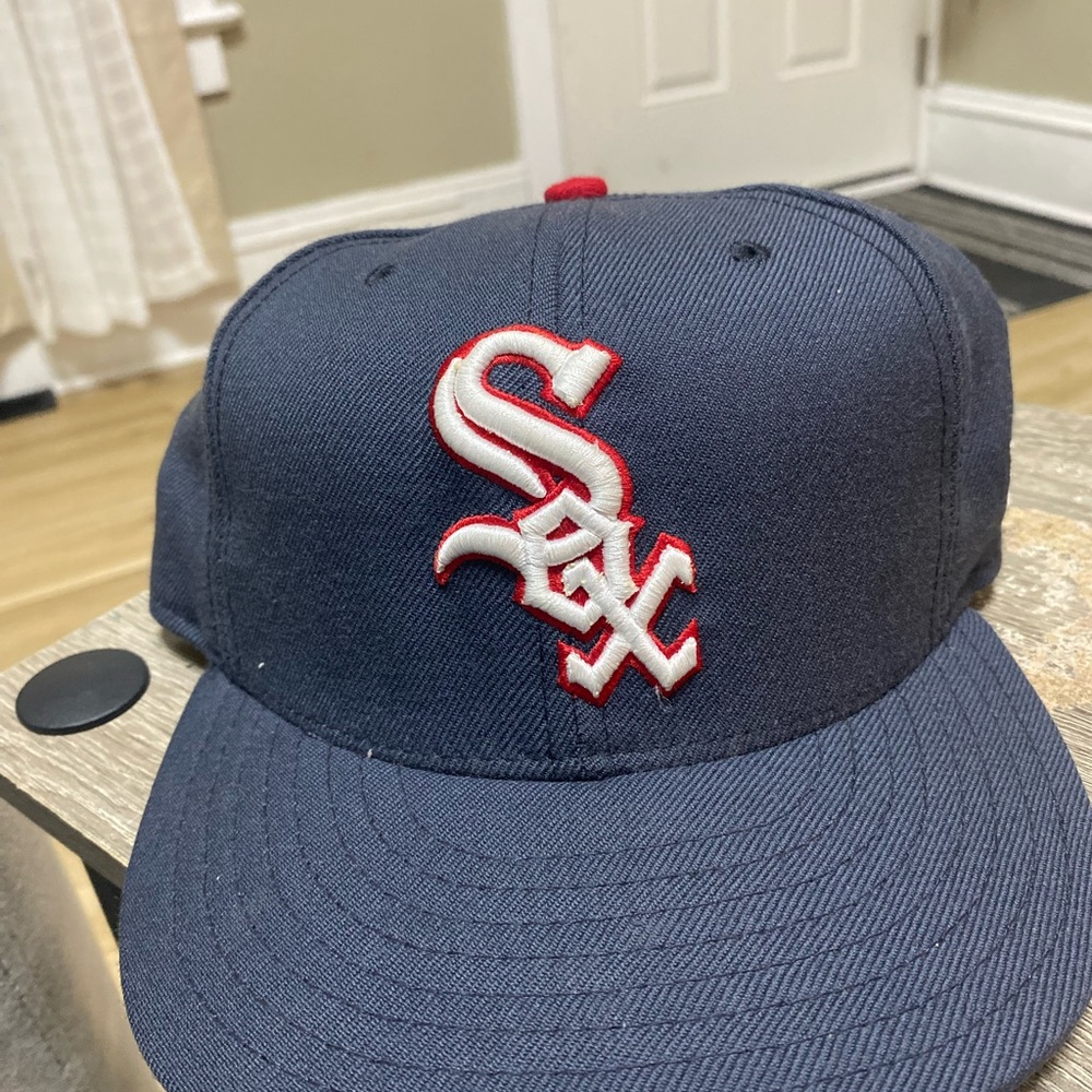 Navy new era fitted cap White Sox
